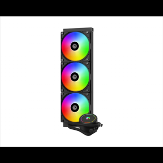 ID-Cooling CPU Water Cooler - FX360 ARGB (35,2dB; max. 129,39 m3 / h; 3x12cm, A-RGB LED, fekete)