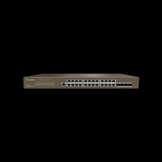 IP-COM Switch Vezérelhető - G3328F (24x1Gbps; 4x SFP; 1x console port; L2)