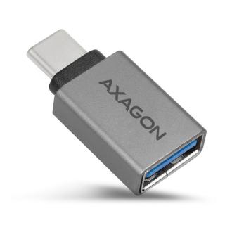 Kábel Axagon RUCM-AFA USB-C 3.2 (M) > USB-A (F) adapter, 31mm, alu