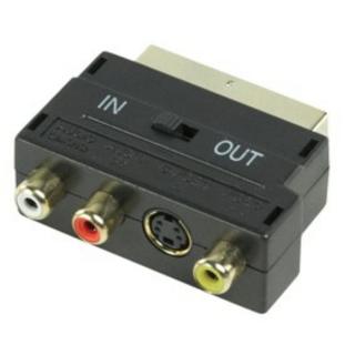 Kábel SCART Átalakító SCART (Male) - 3x RCA (Female) Adapter