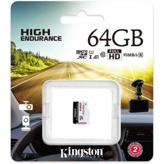 Kingston 64GB Endurance Class 10 UHS-1 microSDXC memóriakártya