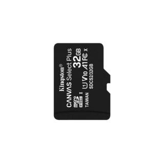 KINGSTON Memóriakártya MicroSDHC 32GB Canvas Select Plus 100R A1 C10 Adapter nélkül