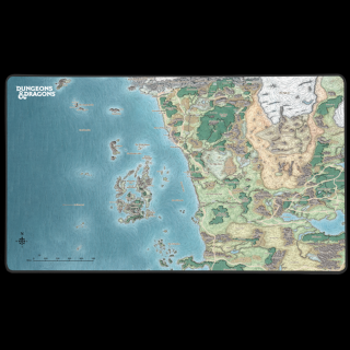 KONIX - DUNGEONS  DRAGONS "Faerun" Gaming Egérpad 800x460mm, Mintás