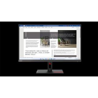 LENOVO Monitor ThinkVision S27i-30; 27" FHD, 1920x1080 IPS, 16:9, 1300:1, 300cd / m2, 6ms, HDMI, VGA