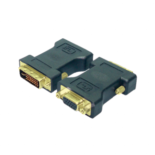 LogiLink DVI-I -> VGA M / F adapter fekete