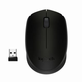 Logitech M171 vezeték nélküli egér fekete-szürke (910-004424) USB