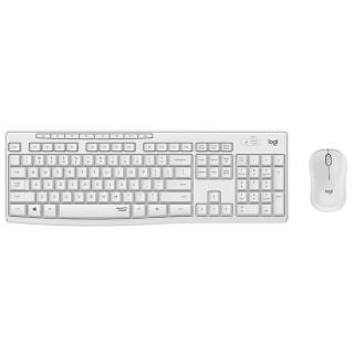 Logitech MK295 Silent vezeték nélküli billentyűzet + egér fehér (920-009873)