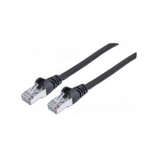 Manhattan Kábel - S / FTP Patch (RJ45 to RJ45, Cat7 600Mhz, LSOH, 100% réz, 10m, Fekete)