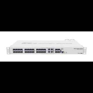 MikroTik Cloud Router Switch 328-4C-20S-4S+RM with 800 MHz CPU, 512MB RAM, 24x S