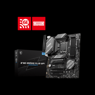 MSI Alaplap S1700 B760 GAMING PLUS WIFI WIFI Intel B760, ATX