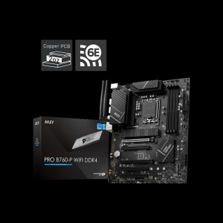 MSI Alaplap S1700 PRO B760-P WIFI DDR4 Intel B760, ATX