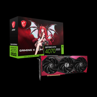 MSI Videokártya PCI-Ex16x nVIDIA RTX 4070 SUPER GAMING X SLIM 12GB DDR6X