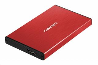 Natec Rhino Go 2,5" külső SATA mobil rack USB3.0 piros (NKZ-1279)