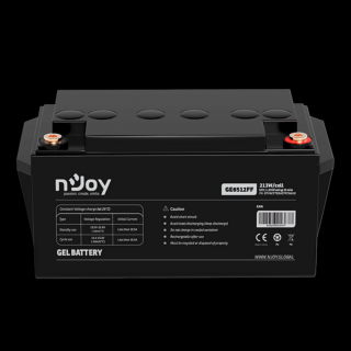 NJOY akkumulátor - GE6512FF (12V / 65Ah, T6, zárt, gondozás mentes, GEL)