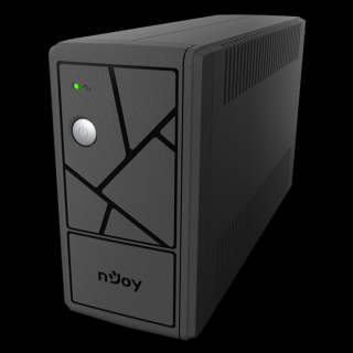 NJOY Szünetmentes 600VA - Keen 600 USB (2 Schuko, line-interaktív, fekete)