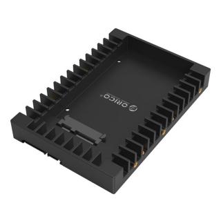Orico Beépítő keret - 1125SS-V1-BK / 34/ (2,5" -> 3,5" SATA3 HDD / SSD, 9,5-12,5mm, Max.: 4TB, fekete)