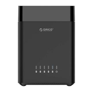 Orico Külső HDD tároló 3.5" - DS500U3-EU-BK / 70/ (5 fiók, USB-A 3.0, Max.: 5x16TB, fekete)