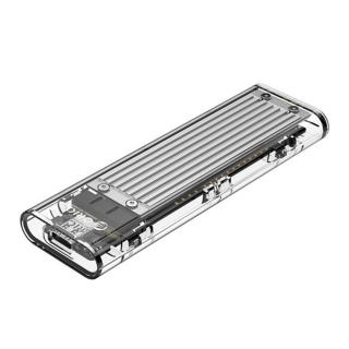 Orico Külső M.2 ház - TCM2-C3-BK / 19/ (USB-C 3.1 -> M.2 NVMe, Max.: 2TB, 10 Gbps, fekete)