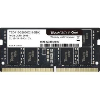 RAM NB DDR4 16GB (1x16) 2666MHz Team Group Elite