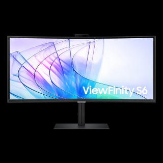 Samsung LS34C652VAUXEN 34"ViewFinity S6 S65VC monitor Ívelt, WQHD, hangszóró