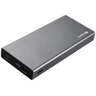 Sandberg Akkubank - Powerbank USB-C PD 100W 20000 (Bemenet: USB-C, Kimenet: USB-A + USB-C)