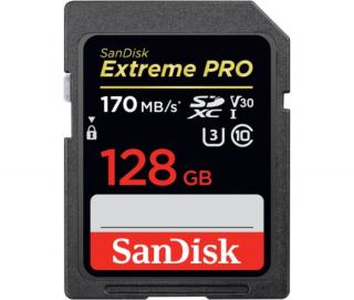 SANDISK Extreme PRO SDXC 128GB UHS-I 170MB/s C10, U3, V30