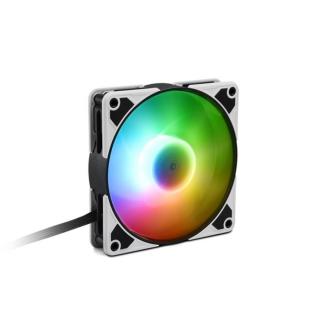 Sharkoon Cooler 12cm - SilentStorm 120 PWM RGB Fan (20,4dB; 93,6 m3 / h; 1400rpm; 3pin + 4pin csatlakozó; ház hűtésre)