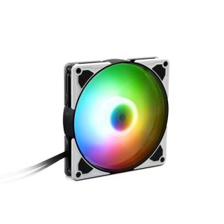 Sharkoon Cooler 14cm - SilentStorm 140 PWM RGB Fan (34,7dB; 121,9 m3 / h; 1400rpm; 3pin + 4pin csatlakozó; ház hűtésre)