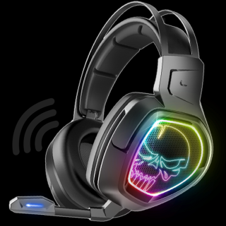 Spirit of Gamer Wireless Fejhallgató - MIC-XH1300 (MultiPlatform, 7.1, mikrofon, hangerőszabályzó, nagy-párnás, fekete)