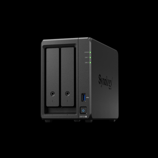 SYNOLOGY NAS 2 fiókos AMD Ryzen R1600 2x2,6GHz, 10GB DDR4 RAM, 2x1000Mbit, 1xUSB3.2Gen1 - DS723 + 10GB