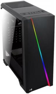 Számítógépház Aerocool Cylon RGB ATX Fekete Ablakos