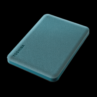 Toshiba Külső HDD 2.5" - 1TB Canvio Advance Zöld (USB3.0; ~5Gbps; NTFS / HFS + ; Mac kompatibilis)