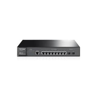 TP-LINK Switch 8x1000Mbps + 2xGigabit SFP + 1xkonzol port, Menedzselhető, TL-SG3210