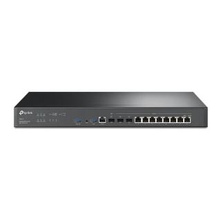 TP-LINK Vezetékes VPN Router 2xSFP + (10GE) + 1xWAN / LAN(1GE) + 8xWAN / LAN(1GE) + 1xkonzol port + 2xUSB, ER8411