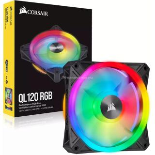 Ventilátor Corsair iCUE QL120 RGB PWM Single 120mm