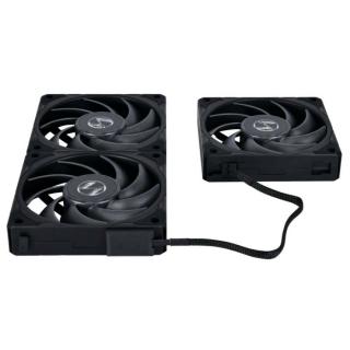 Ventilátor Lian Li UNI FAN P28 PWM 3db-os pack, 120mm, fekete