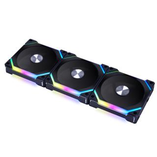 Ventilátor Lian Li UNI FAN SL120 V2 RGB PWM 12cm Fekete 3db-os