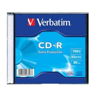 Verbatim CD-R írható CD lemez 700MB vékony tok