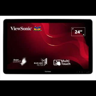 ViewSonic Portable Monitor 23,6" - TD2430 (VA,16:9, 1920x1080, 10 point Touch, 10ms, 200cd / m2, VGA, DVI, HDMI, USB, SPK)