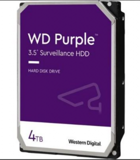 Western Digital Purple 4TB 5400rpm 256MB SATA3 3,5" HDD