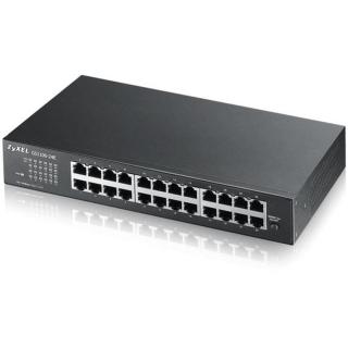 ZYXEL Switch 24x1000Mbps Fémházas Rackes, GS1100-24E-EU0103F