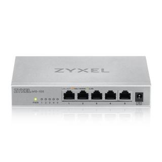 ZYXEL Switch 5x2500Mbps Fémházas Asztali, MG-105-ZZ0101F