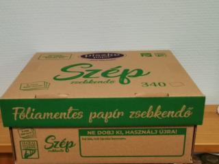 SZÉP papírzsebkendő papír dobozban (340 db/doboz)