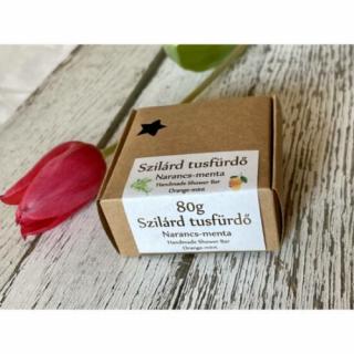 Tusfürdő szilárd narancs-menta illattal 80g