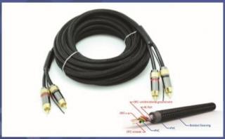 AUDIO SYSTEM AD-D5 5M-ES RCA KÁBEL