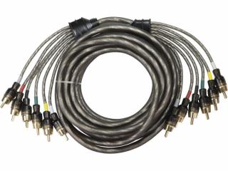 AUDIO SYSTEM Z-EVO 5,0M-6 5M-ES 6 CSATORNÁS RCA KÁBEL