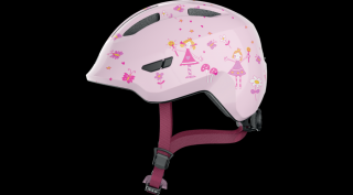 ABUS Smiley 3.0 gyerek kerékpáros sisak - rózsaszín hercegnős