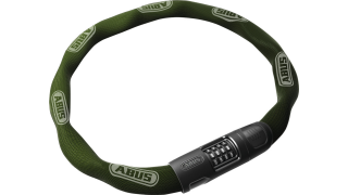 ABUS Steel-O-Chain 8808C láncos számzáras kerékpár lakat - zöld