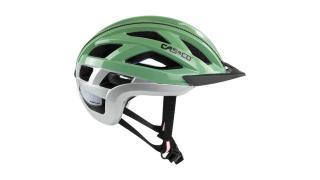 CASCO Cuda 2 kerékpáros sisak - zöld/ezüst