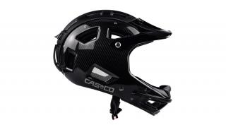 CASCO MTBE FullFace MX1 karbon kerékpáros sisak - fekete